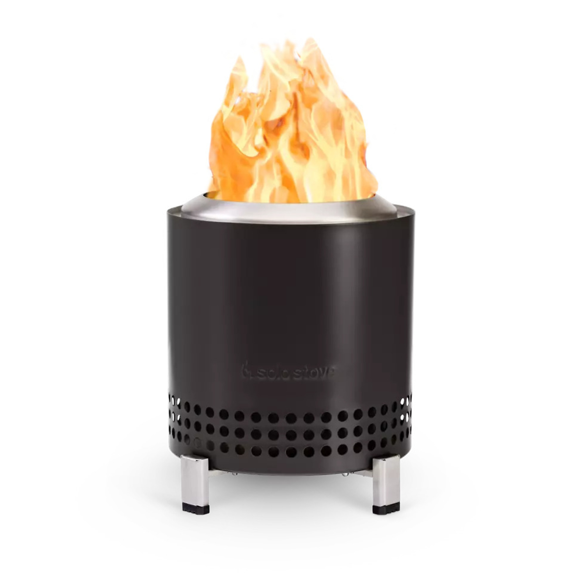 Solo Stove Tabletop Fire Pit - Stainless Steel, Dual Fuel, Smokeless, Model# SSMESA-XL-ASH